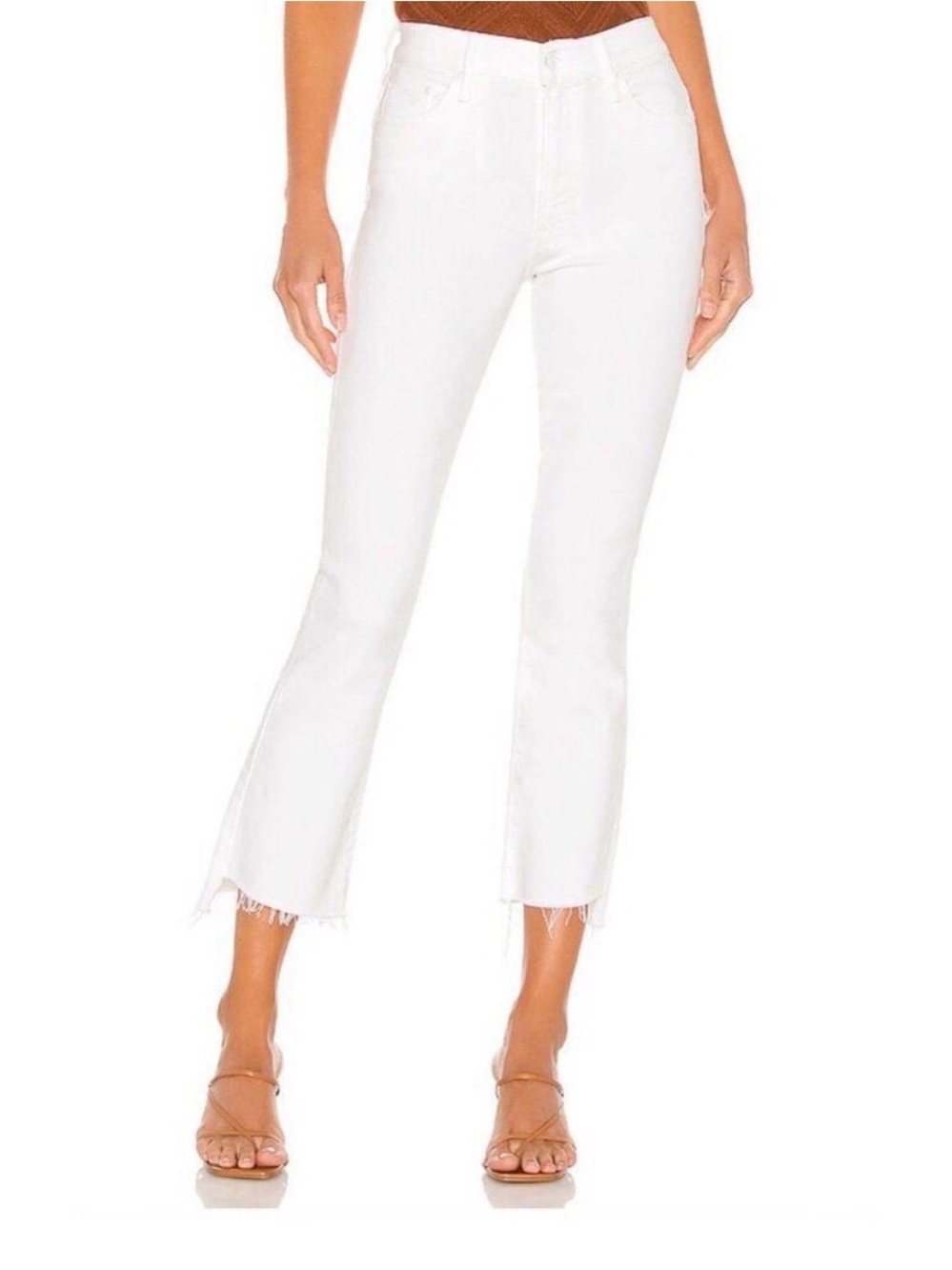 Mother White Denim